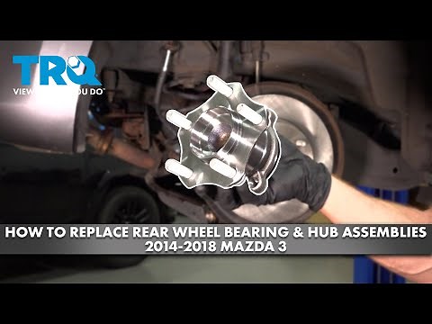How to Replace Rear Wheel Bearing & Hub Assemblies 2014-2018 Mazda 3