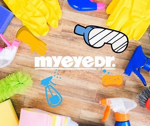 October is #HomeEyeSafetyMonth, and Prevent Blindness points out that household chemicals and supplies cause over 125,000 eye injuries every year. Always use eye protection when handling harmful household supplies, and talk to your doctor today about how to protect your sight: https://bit.ly/2QBoi3g | MyEyeDr.