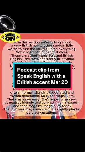 Read along as you listen to this short clip from my latest episode of the podcast. The full Speak English with a British Accent show is available for free wherever you listen to podcasts. #podcastclip #podcast #english