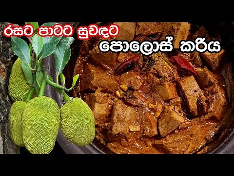 ගමේ රසට ලේසියෙන්ම පොලොස් ඇඹුල 🤤 | Baby Jack Fruit Curry Recipe | Sri Lankan Polos curry