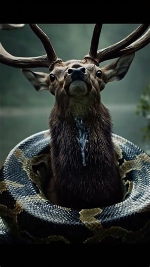 deer vs pythonpython attack deer
