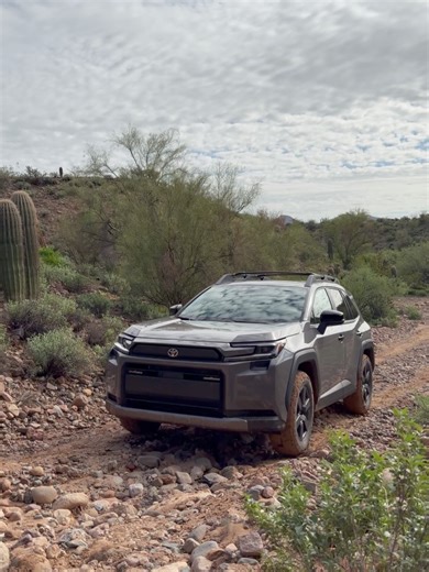 Samuel Du on Instagram: "New RAV4 channelin’ its inner 4Runner ✨⛰️ Had the opportunity to go muddin’ in the 2026 RAV4 Woodland, and I was surprised what it could do. 😳 Note: It’s definitely not a body-on-frame truck with off-road suspension, low-range gearing, crawl control, or underbody armor — but I did manage to get it up and down a few tricky hills most people would never expect an everyday RAV4 could do. 🤙 🦈 Front-end design has some 4Runner vibes (Rigid LED grille lights are added, too)