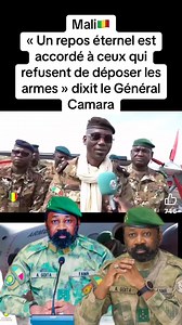 90K views · 4.2K reactions | Dixit le Général Sadio Camara : Un Repos ét€rnel est Accordé à ceux qui refusent de déposer les @rmes . | Daouda Okbaoui | Facebook