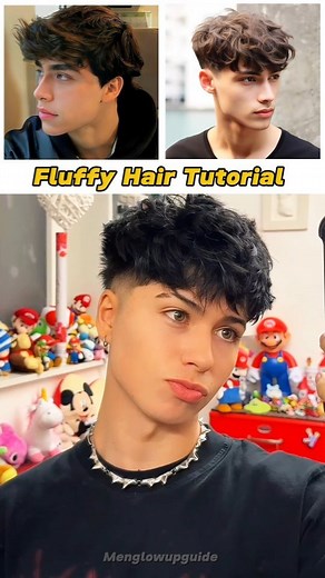 𝐆𝐋𝐎𝐖 𝐔𝐏 l 𝐅𝐀𝐒𝐇𝐈𝐎𝐍 l 𝐅𝐈𝐓𝐍𝐄𝐒𝐒 | Fluffy Hair Tutorial ✨️ >> . . . . . . . . . . . Hastags 📓 #fluffyhair #hairstyle #hairtransformation #menshair #haircuts #fringe... | Instagram