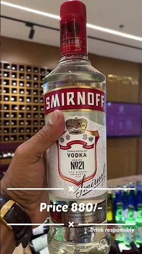 Smirnoff Vodka Only 880/- | #shorts