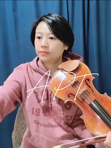 APT - violin cover 小提琴 吉他伴奏版本 Backing track credit: sing2guitar #apt #aptviolin #aptrosebrunomars #阿妮筆記 #apt小提琴 | 林宜融 Annie Lin