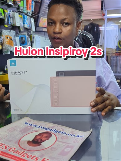 Pen Drawing Tablets A graphics tablet (also known as a digitizer, digital graphic tablet, pen tablet, drawing tablet, external drawing pad or digital art board) is a computer input device that enables a user to hand-draw images, animations and graphics, with a special pen-like stylus, similar to the way a person draws images with a pencil and paper. *Beginner Tablets* ⚡️H420X - Ksh. 7,500/= 🆕 inspiroy 2s H641P - Ksh 10,500 ⚡️H580X (8x5 inches ) - Ksh 11,500 *intermediate Level* ⚡️H950P (8.7X5.4