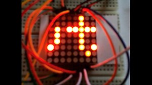 led dot matrix Demonstration