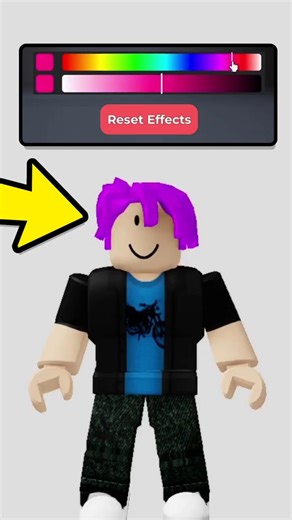 Now you can change color of your hairs on Roblox 💜🤯 #roblox