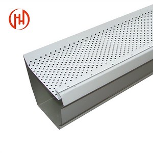 [Hot Item] Wholesale Factory Price Aluminum Rain Gutter Cover Leaf Filter Mesh