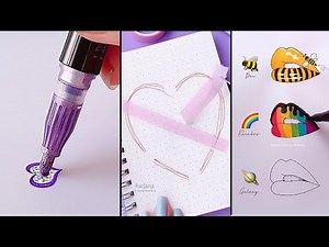 18 COOL ART IDEAS FOR BEGINNERS || Easy art ideas for when you are bored #drawing #art
