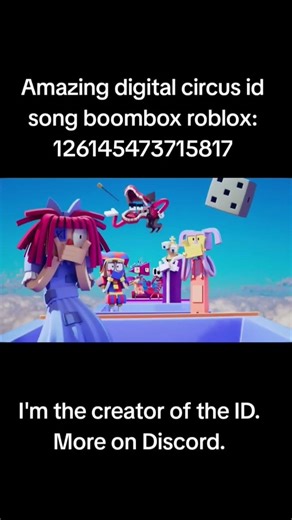 amazing digital circus id song boombox roblox #roblox #song #роблокс #amazingdigitalcircus #boombox