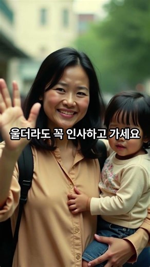 어린이집 등원, 제발 '몰래' 가지 마세요 #부모교육 #결혼 #어린이집입소#Shorts #어린이집등원 #등원거부 #신입원아적응 #육아꿀팁 #보육교사 #분리불안