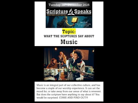 What does the Scriptures say about Music