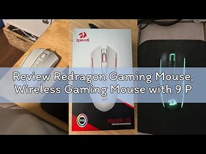 Review Redragon Gaming Mouse, Wireless Gaming Mouse with 9 Programmable Buttons, RGB Backlit, Rechar