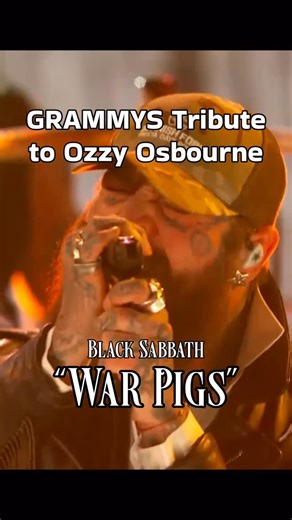 “Evil minds that plot destruction Sorcerer’s of deaths construction” Slash, Duff McKagan, Chad Smith, Andrew Watt and Post Malone led the Grammys tribute to Ozzy Osbourne Sunday night. How do you think they did? #iHeartRadio #BlackSabbath #OzzyOsbourne | Q104.3 FM