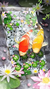 15M views · 2.7K shares | Vivid, lively and peaceful. 3D Koi theme for your phone! Fetch it and like it! | Theme/Live Wallpaper from Aha Team | Facebook