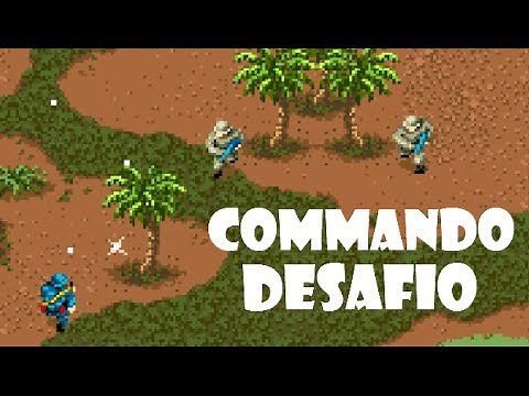Commando arcade: Gameplay primera fase con una vida y sin granadas || Desafío retro Zatoichi Dani