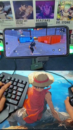 Free Fire Gaming Keyboard |🖱️⌨️📱MixPro GeekGamer #freefire #mixpro#geekgamer#keyboardmousefreefire