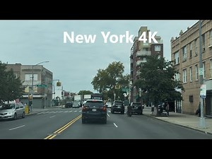 4K New York - Driving tour of Brooklyn ( Avenue P & 65th Street & 14th Avenue )