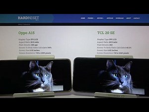 Screen Comparison & Display Quality Checkup on OPPO A15 vs...