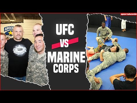🥶 UFC fighter vs US Marine! Who will win?