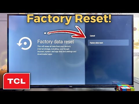 How to Factory Reset TCL Smart TV