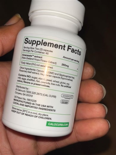 Watch GLP1 calocurb plant based supplement on Amazon Live