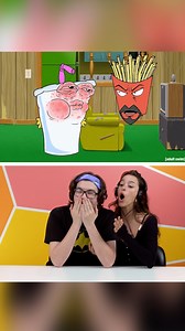 Try Not To Eat - Adult Swim | People Vs Food By React