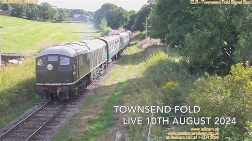 We are delighted to announce a further extension of our coverage at the East Lancashire Railway, with a brand new camera at Townsend Fold, between Ramsbottom and Rawtenstall, and additional coverage at the north end of Bury Bolton Street. Cameras will go live on Saturday morning. 10th August, with a packed day of action with steam and diesel traction running to the Blue Timetable. Find out more and book your tickets at https://www.eastlancsrailway.org.uk/plan-your-day-out/timetables/ | Railcam