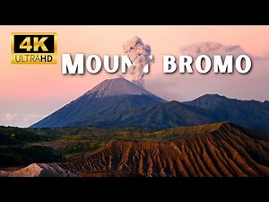 Mount Bromo, Indonesia Volcano in 4k Drone