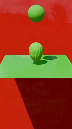 Oddly Satisfying 3D Ball Animation | Perfect Loop Physics Short