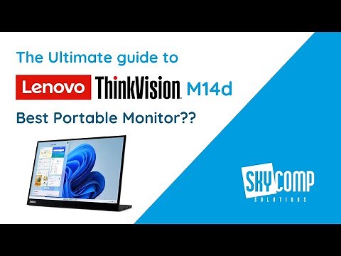 Lenovo ThinkVision M14D - Unboxing, Set-Up and Features