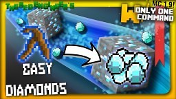 Divining rod a.k.a. diamond detector in one command Minecraft Map