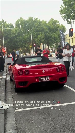 The kind of sound that makes everyone stop and turn their head 🏎️