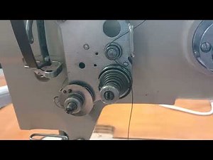 What is the "thread tensioner disc" on a Pfaff 1245 706/47 industrial sewing machine