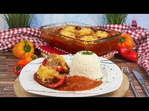 Gefüllte Paprika mit Hackfleisch 😋/ Einfach & so Lecker / Mein Lieblingsrezept!❤️