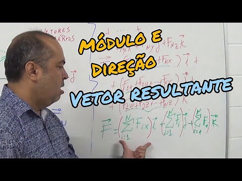 MÓDULO E DIREÇÃO DE UM VETOR RESULTANTE EM 3 DIMENSÕES #Matemática