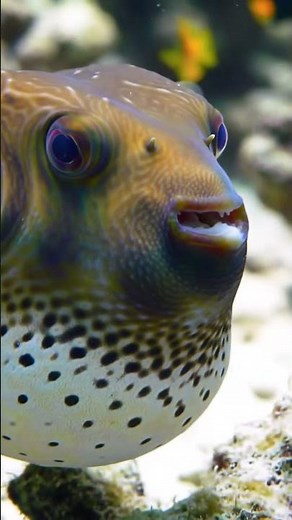 How Do Puffer Fish Protect Themselves Amazing Close Up Footage!