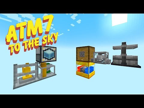 ⚛️Auto-Sieve, Obsidian Generator, & Atomizer! ⚛️ | ATM7 To The Sky Episode #2