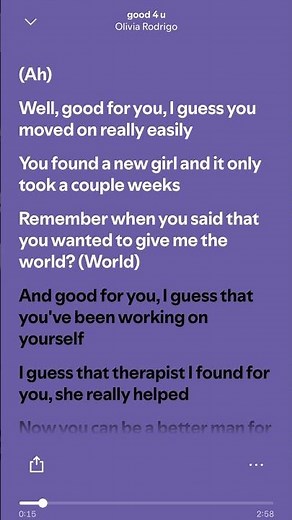 Olivia Rodrigo - good 4 u (Lyrics) #spotify #popular #trending