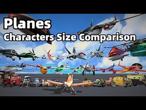 Planes Characters Size Comparison | From Smallest to Largest
