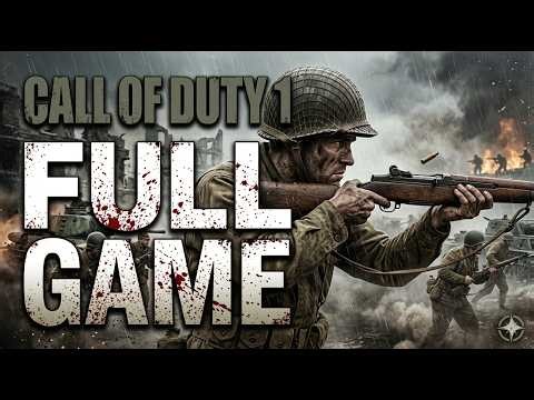Call of Duty 1 – Full Walkthrough - No Commentary | 2K Resolution