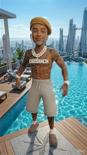 Crazy Amapiano Footwork by ChrisNach 🔥 Poolside Dance Party #dancevideo #amapiano #viralvideo