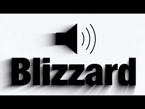 Blizzard Sound Effect