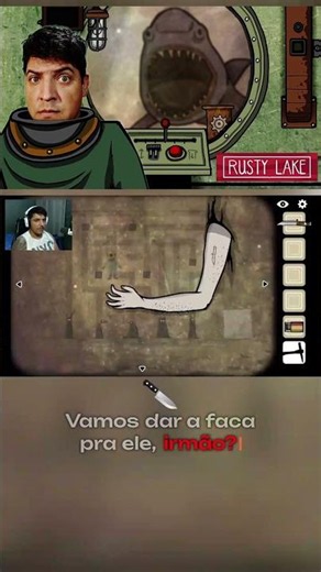 EU NÃO ACREDITO que fiz isso... O moedor em Cube Escape: The Cave 🤢