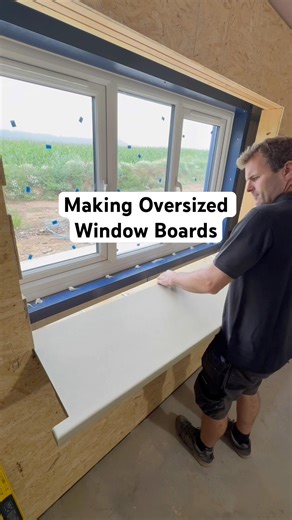 Making oversized MDF window Boards 👌 #carpenter#homeimprovement#diy#construction#home#fyp#uk#howto