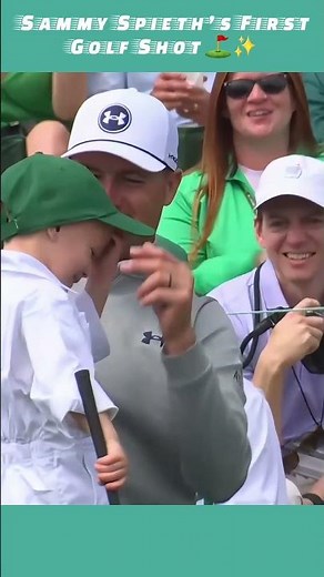 Sammy Spieth’s First Golf Shot ⛳ | Future Champion?