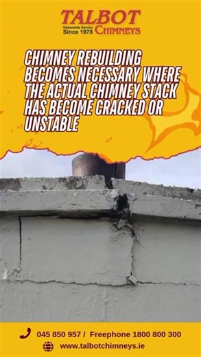 🚨 Cracks on your chimney stack? - Talbot Chimneys