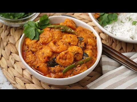 Creamy Prawn Curry with Coconut Milk in 30mins.